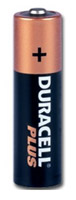 Duracell AA Plus Long Lasting Batteries - Pack of 2