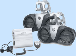 Infinity Speaker, Amplifer + PA Package 6100m
