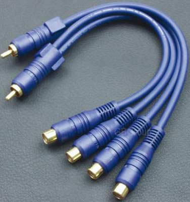 Rca Y Connector Male To Male