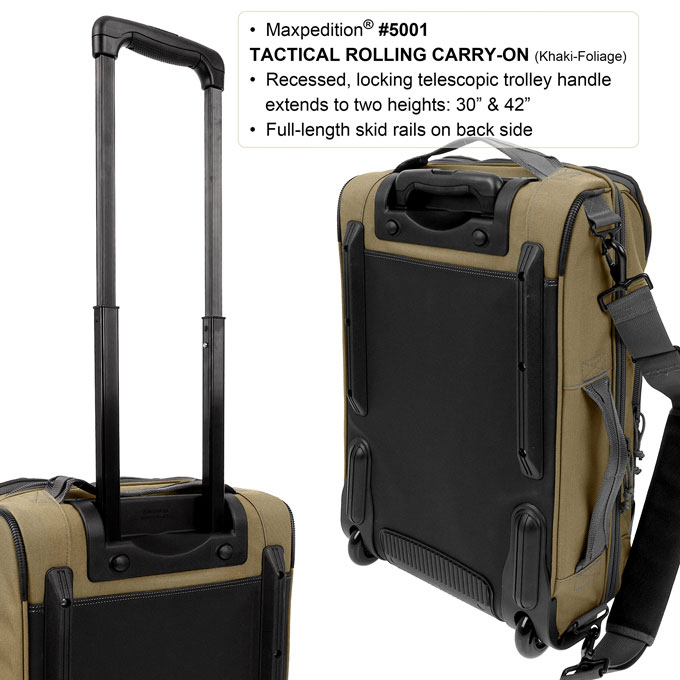 Maxpedition Tactical 42L Rolling CarryOn Luggage