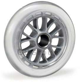 Micro Accessories  100mm/82a Clear Wheels Inc Abec 5 Bearings (2)