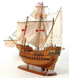 Santa Maria: Wooden Ship Model