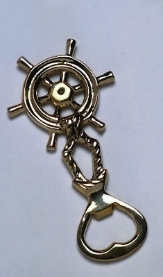 Wheel bottle opener