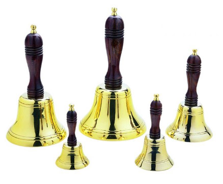 Cast Brass Hand 3.5\" Bells