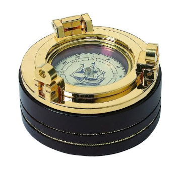 Porthole Compass Paperweight