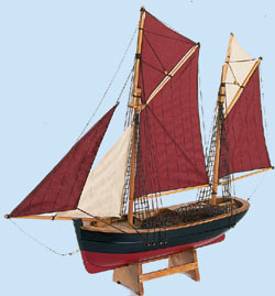 Model Brixham Trawler