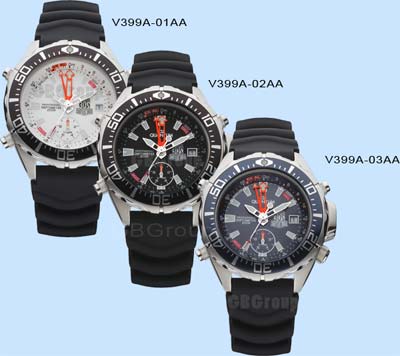 Quantum V399a Silicon Strap Diving Watch