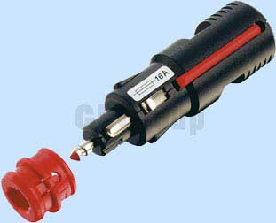 12v Universal Plug With 16a Fuse