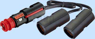 12v Twin Lighter-Type Socket Adaptor