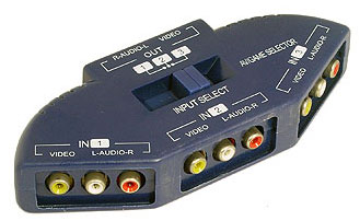3 Way A/v Input Selector