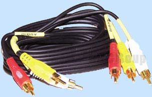3-Phono-3-Phono Leads