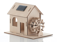 Solar Powered Waterwheel Kit