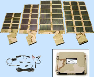 Global Solar Folding Panels With Cable Set