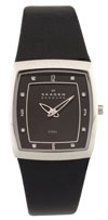Skagen 380SSLBB Ladies' Leather Watch