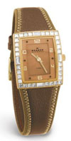 Skagen 527SGLD Ladies' Leather Watch
