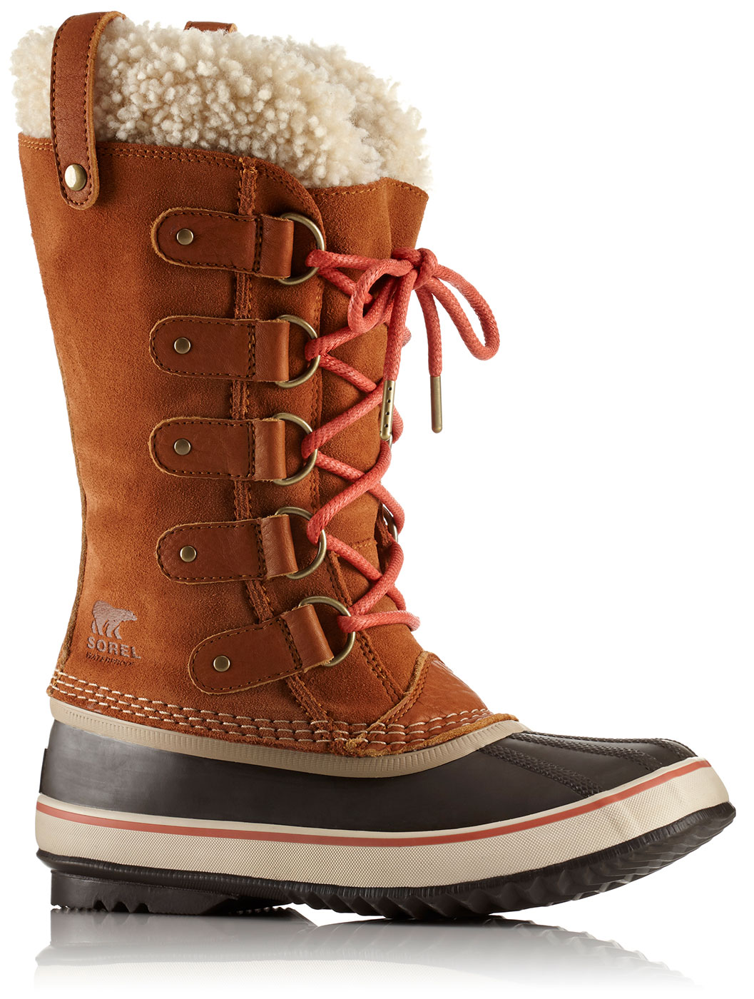 sorel shearling wedge boots