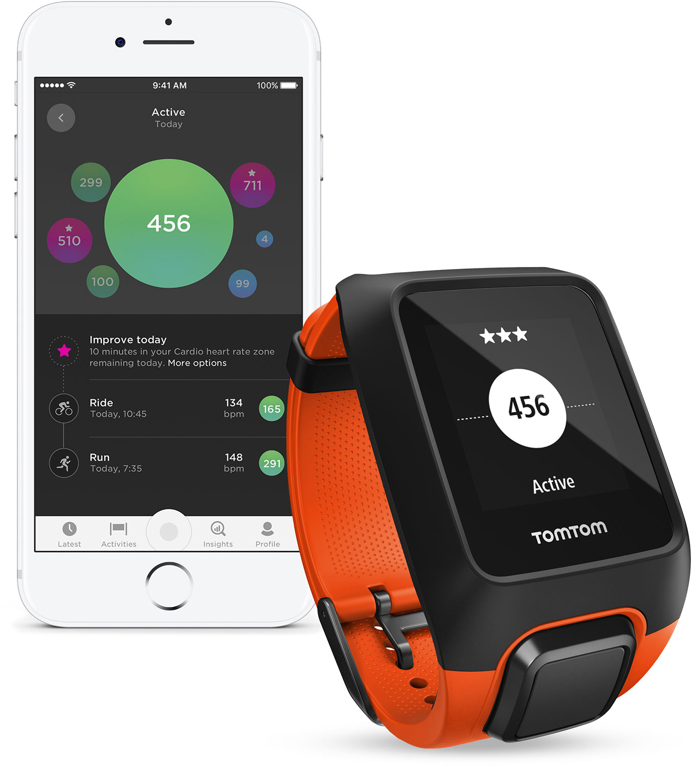 tomtom adventurer strap orange
