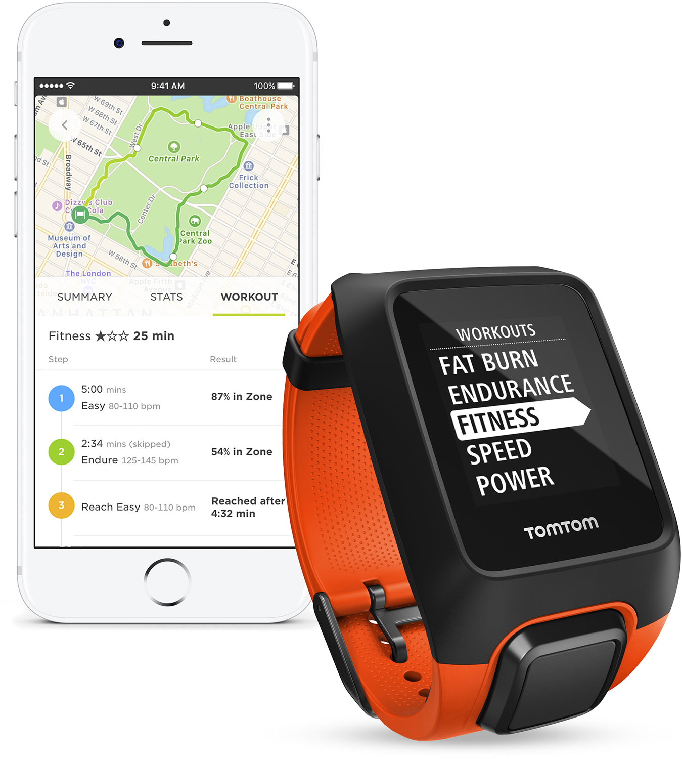 tomtom adventurer strap orange