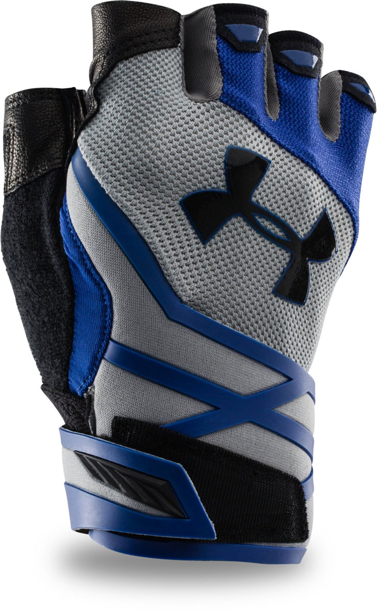 Under Armour Mens Resistor HalfFinger Training Gloves