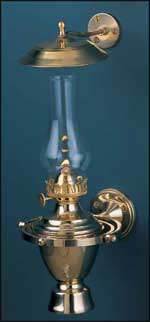 Atlantic Gimbal Oil Lamp With Smoke Bell