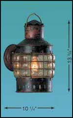 Copper Wall Anchor Lamp