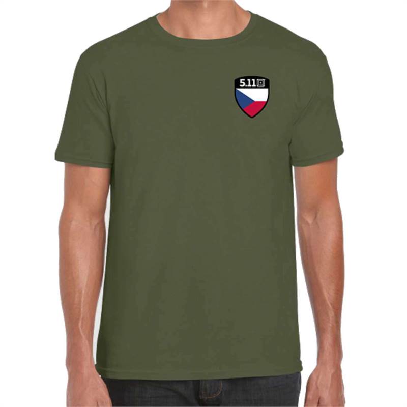 5.11 Mens Shield Short Sleeve Tee Cze-1