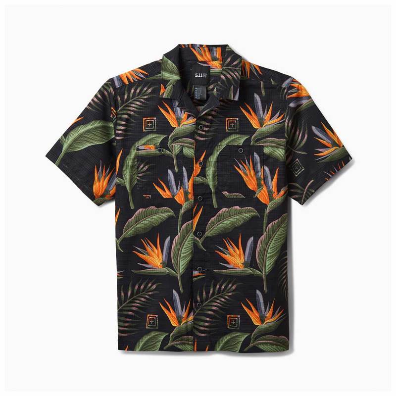 5.11 Mens Adventure Print Short Sleeve Shirt-1