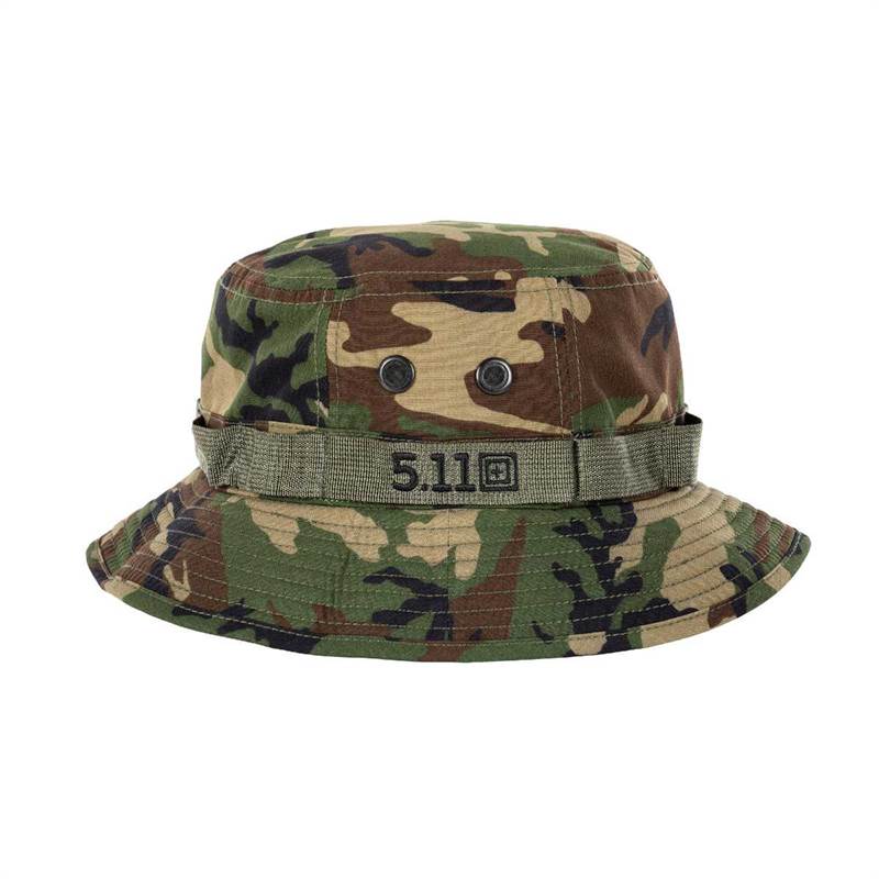 5.11 Mens Boonie Hat Woodland Camo-1