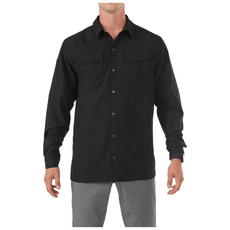 5.11 Mens Freedom Long Sleeve Flex Woven Shirt-1