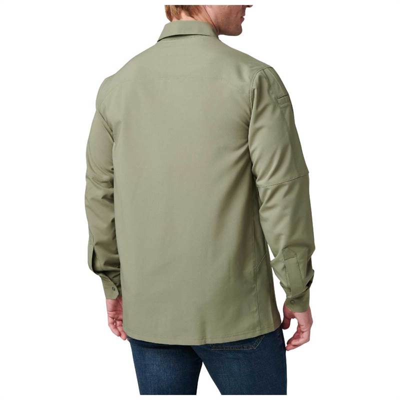 5.11 Mens Freedom Long Sleeve Flex Woven Shirt-4