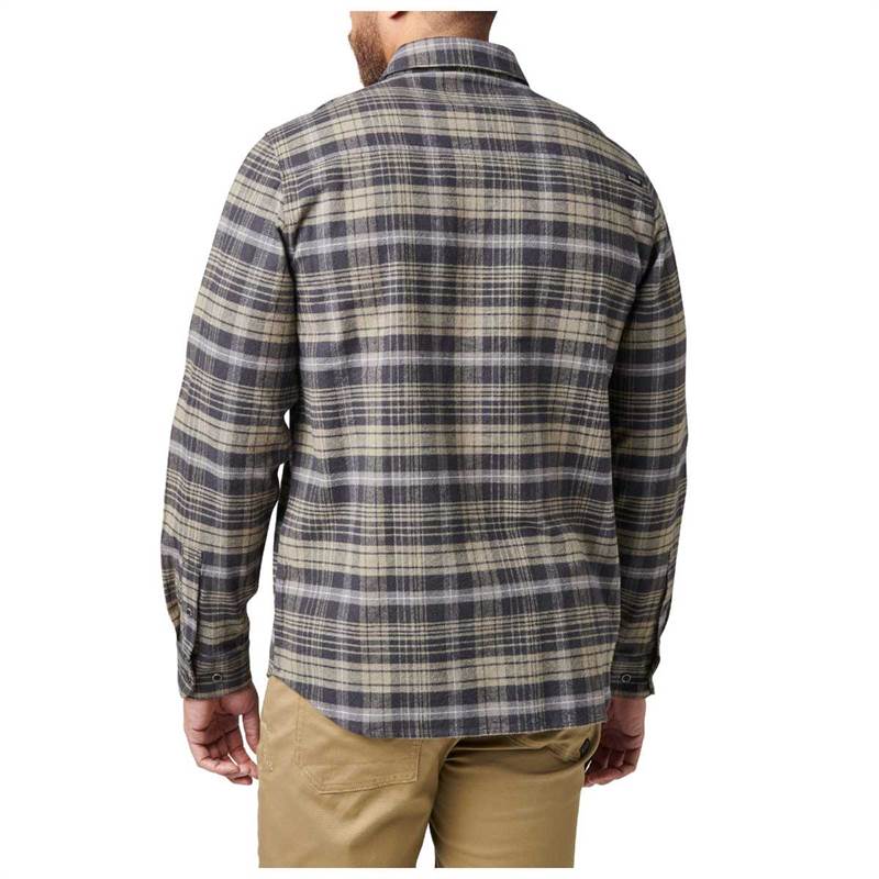 5.11 Mens Lester Heavyweight Flannel Long Sleeve Shirt-3