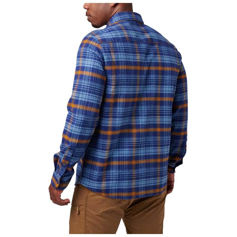 5.11 Mens Lester Heavyweight Flannel Long Sleeve Shirt-5
