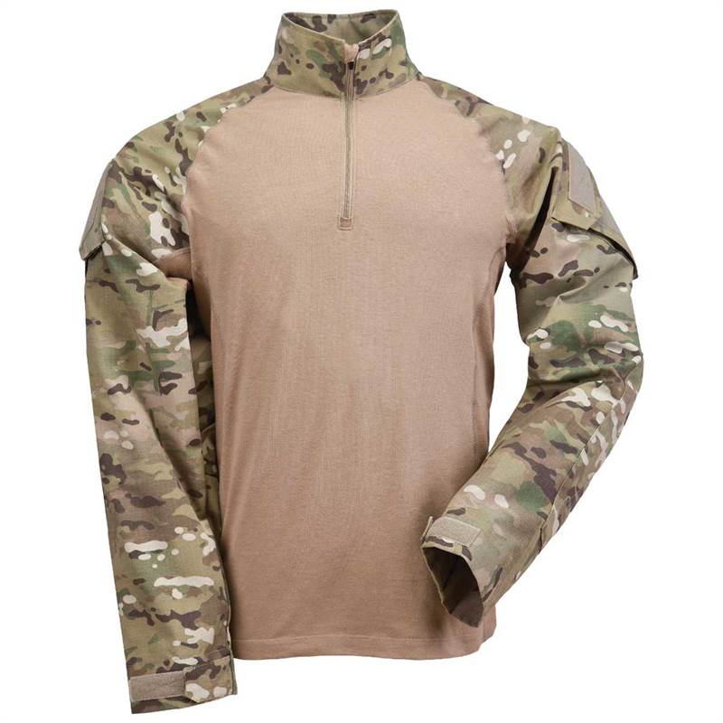 5.11 Mens Rapid Assault Long Sleeve Shirt - Multicam-1