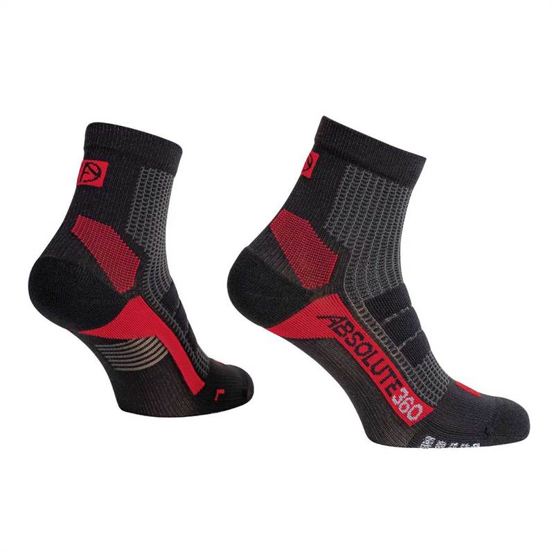 Absolute 360: Performance Running Quarter Socks-3