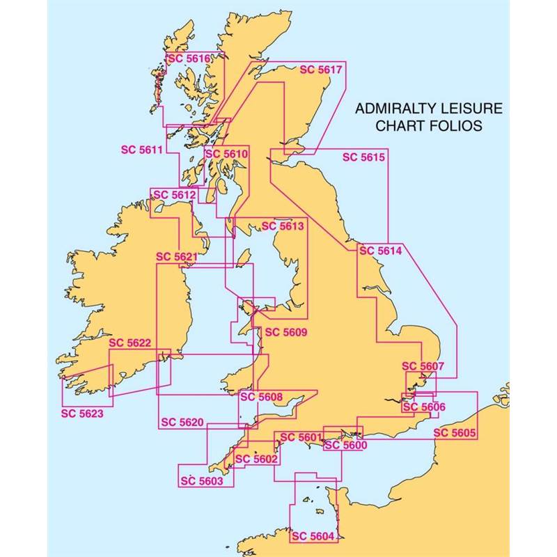 Admiralty Leisure Chart Folios - UK & Ireland-2