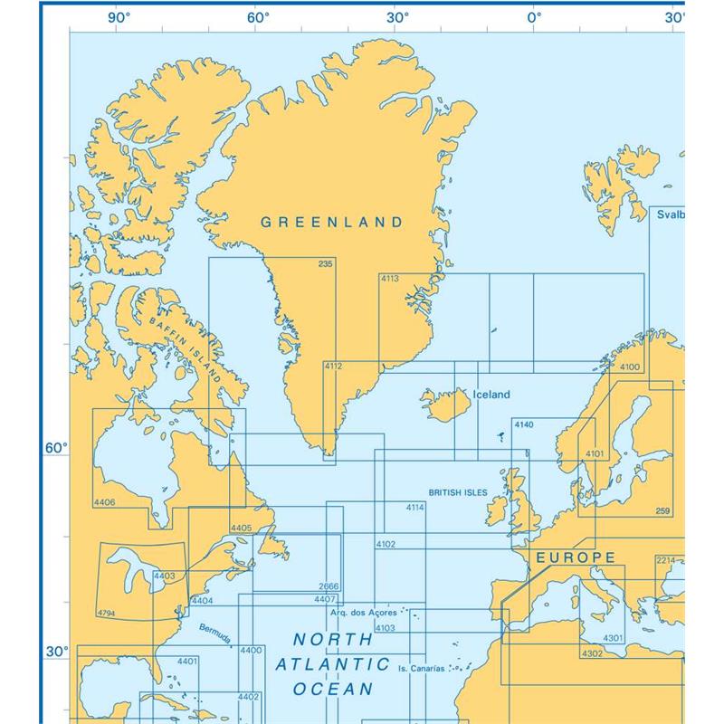 Admiralty Charts The World A1 14-3