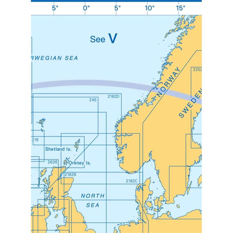 Admiralty Charts North-East Atlantic, Europe, Mediterranean -Small-Scale Charts A2 16-4