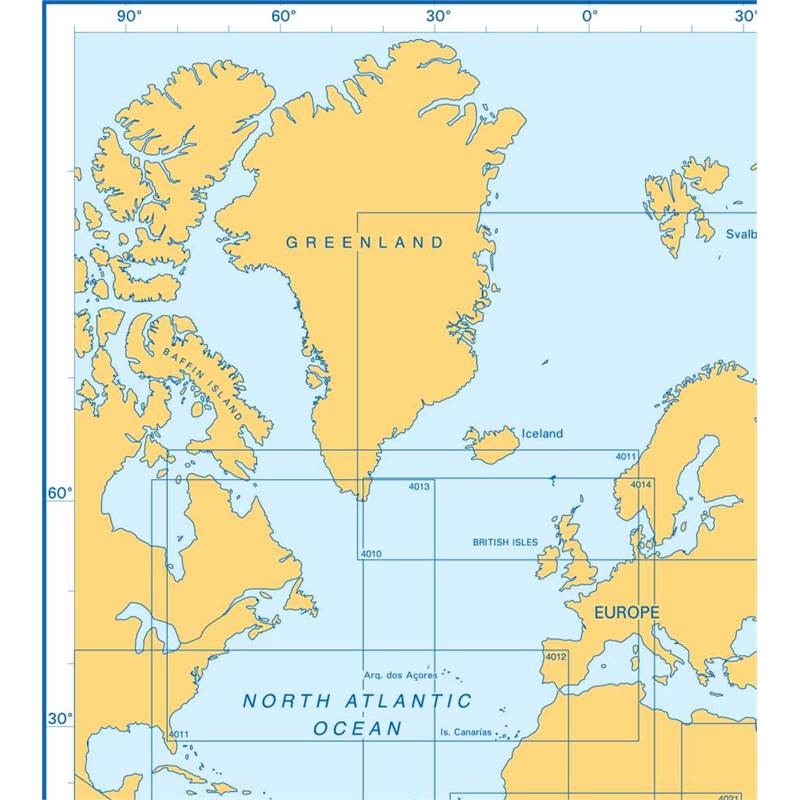 Admiralty Charts The World - General Charts of the Oceans A 12-3