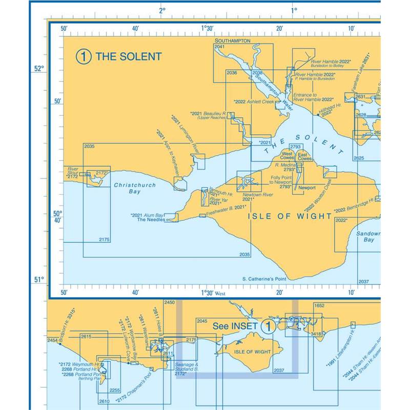 Admiralty Charts English Channel (east) And North Sea (south) B2 29-3