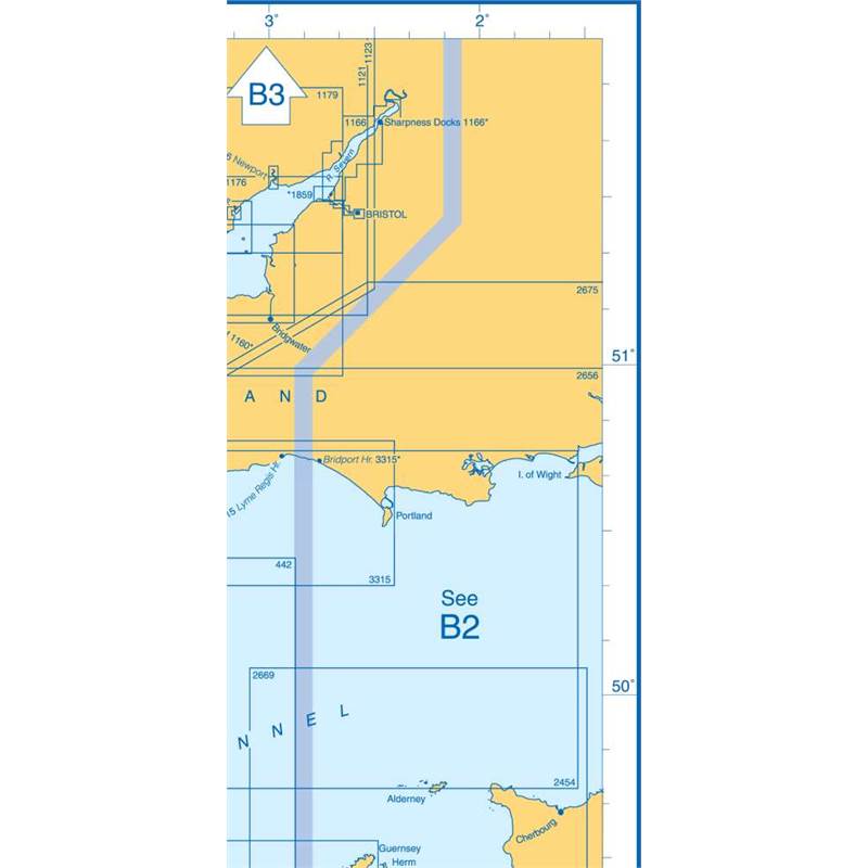 Admiralty Charts South-West England And Brittany B 19-5