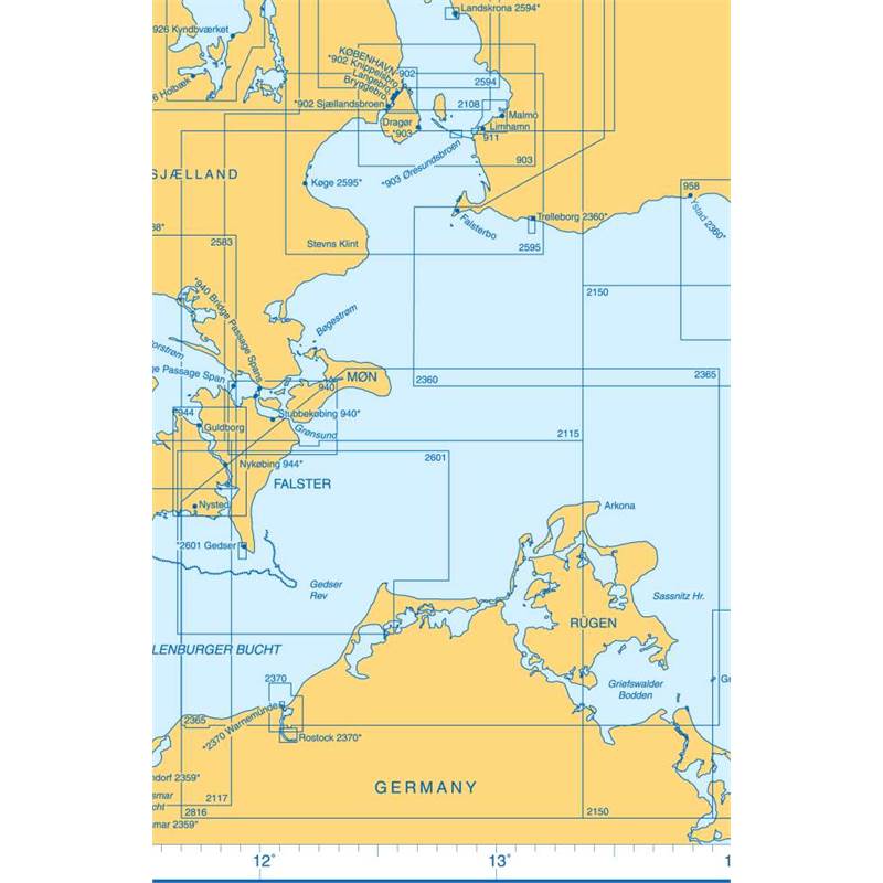 Admiralty Charts - Kattegat and Baltic Entrances D1 47 OutdoorGB