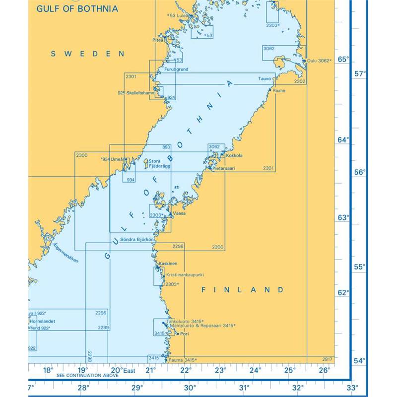 Admiralty Charts - Baltic Sea - Gulf of Finland - Gulf of Bothnia D2 49 ...