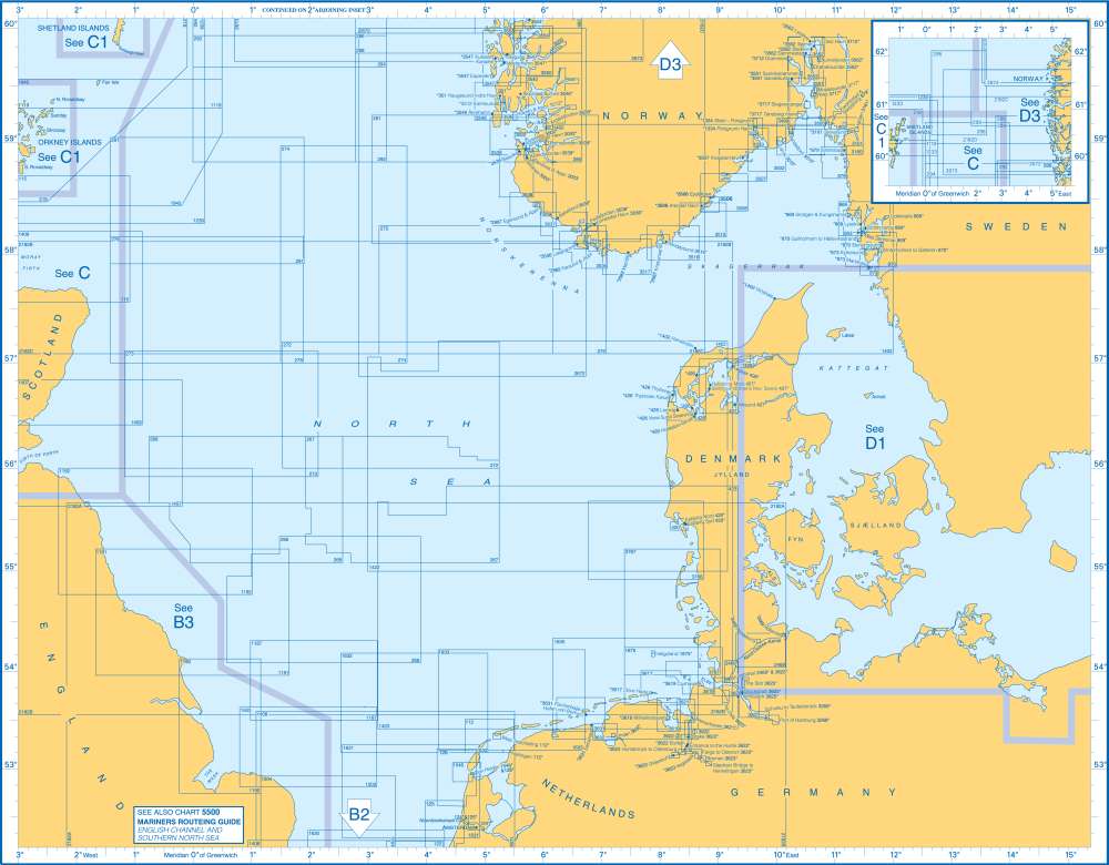 North Sea Charts