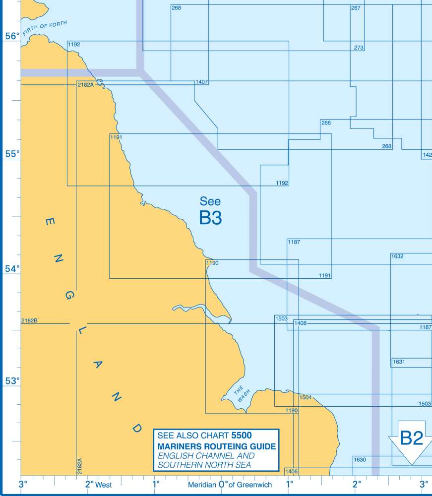 Admiralty Charts - North Sea - Skagerrak and Kattegat D 45