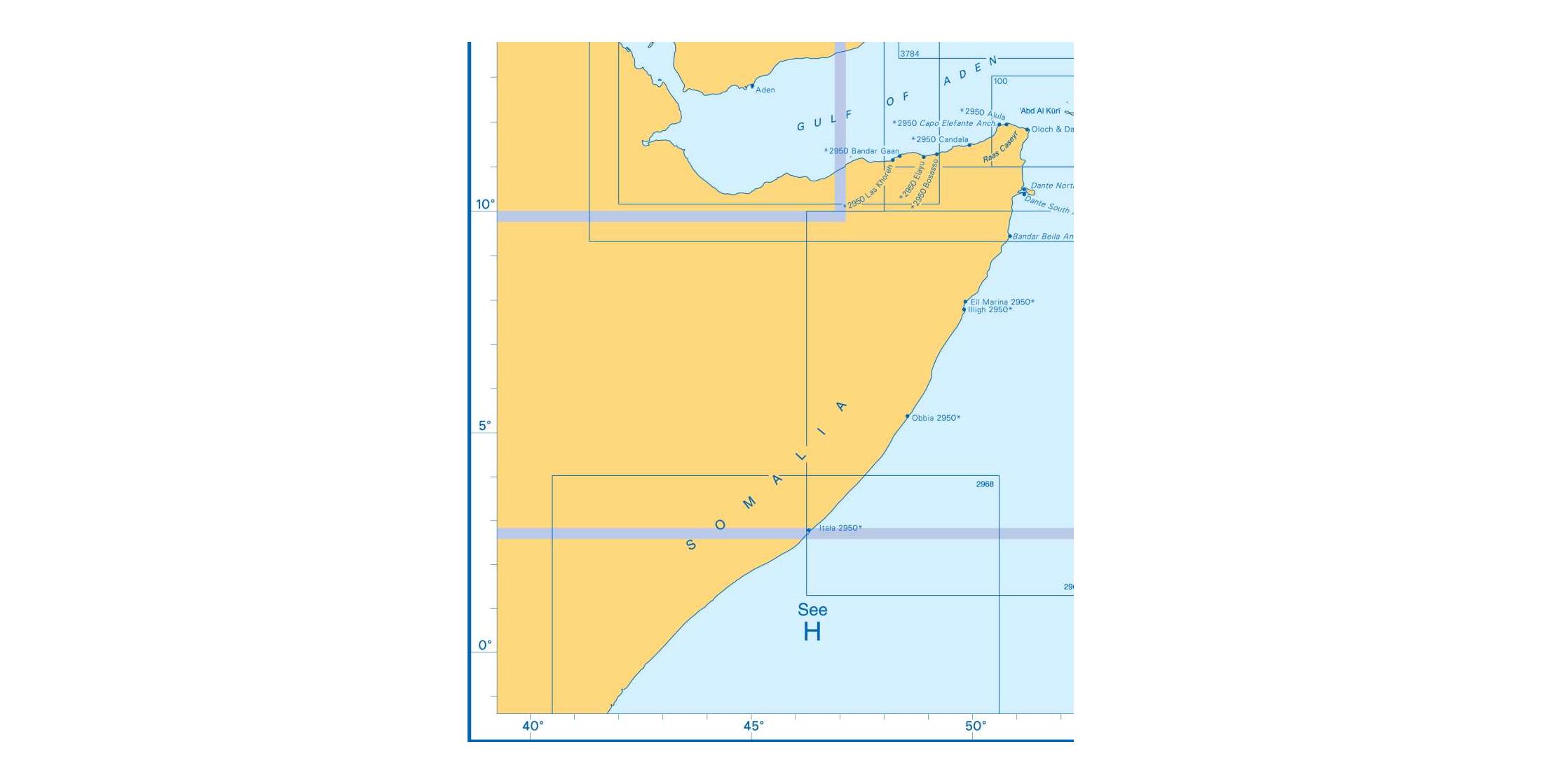 Admiralty Charts - Arabian Sea H1 71 OutdoorGB