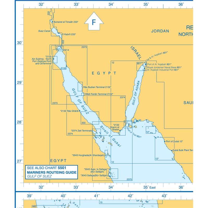 Admiralty Charts - Red Sea H2 73 OutdoorGB