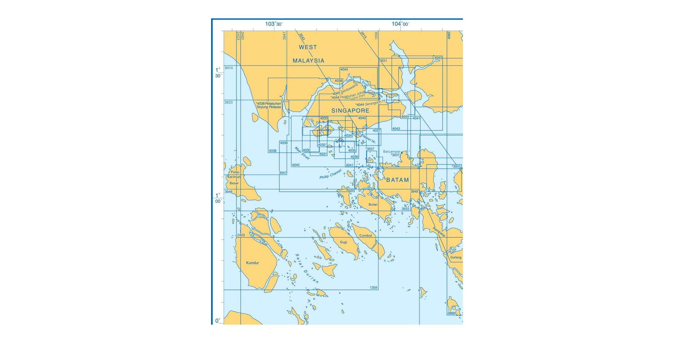 Admiralty Chart Datum Singapore 