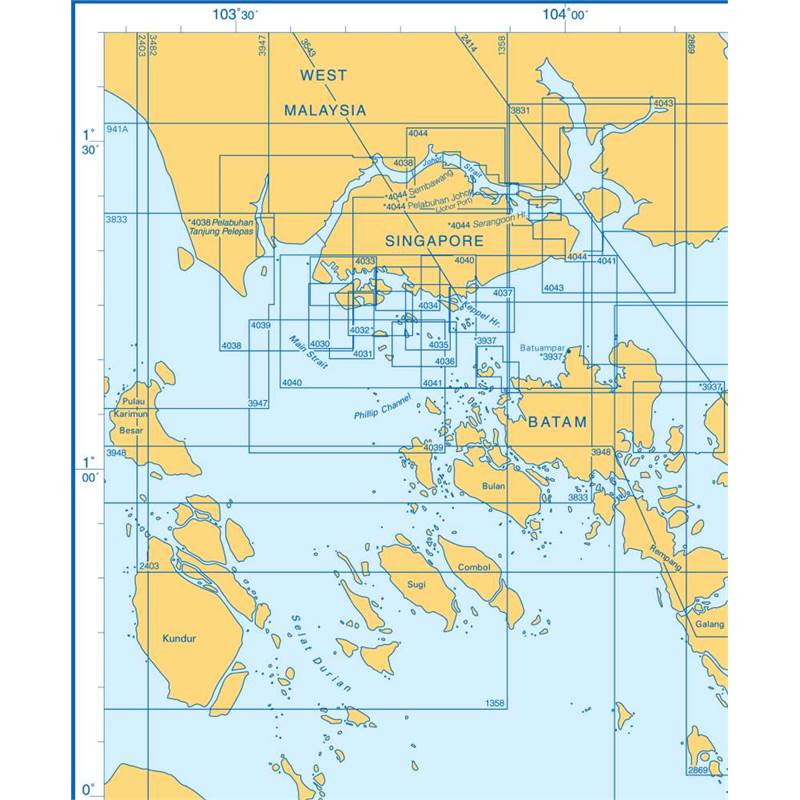 Admiralty Charts Singapore And Approaches, Gulf Of Thailand I2 81-3