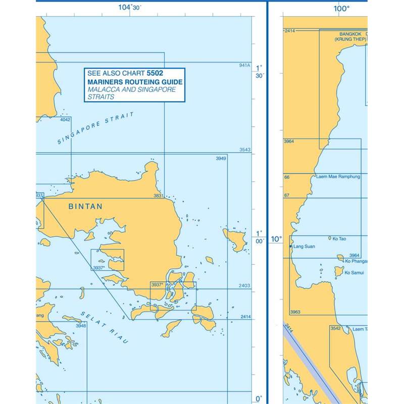Admiralty Charts Singapore And Approaches, Gulf Of Thailand I2 81-4
