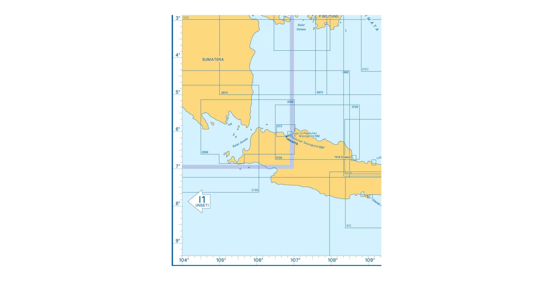 Admiralty Charts - Borneo and Jawa J1 85 OutdoorGB